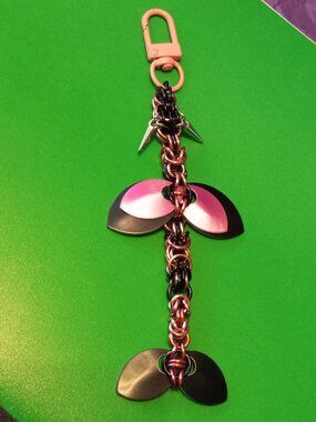 Chain Maille Baby Dragon bag charm